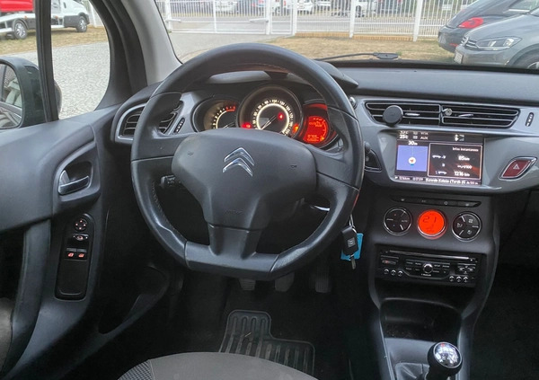 Citroen C3 cena 18900 przebieg: 153605, rok produkcji 2013 z Turek małe 92